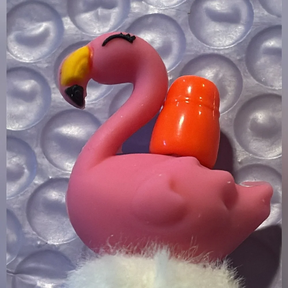 New handmade by my 4 year old grandson flamingo ink pan